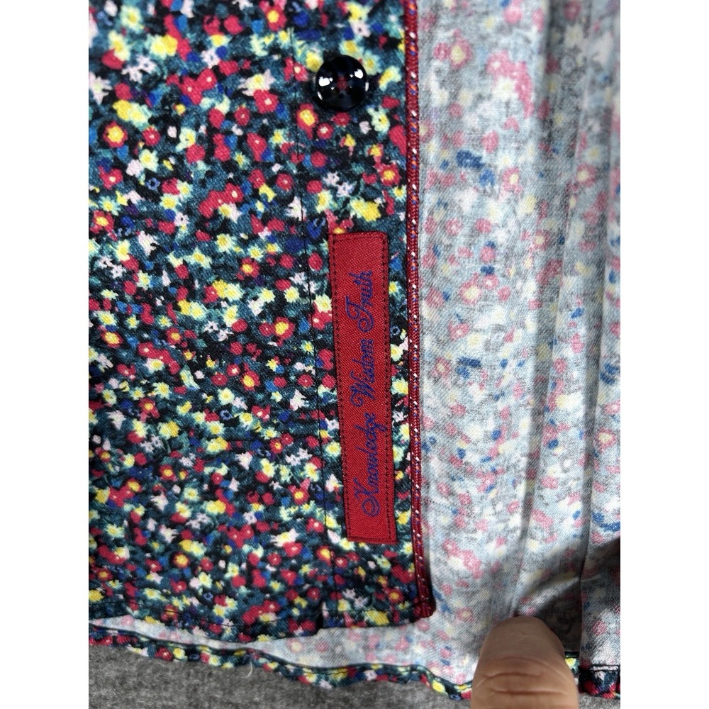 New Robert Graham Multicolor Paisley Shirt w/Different‎ Paisley Canemah - Picture 3 of 6